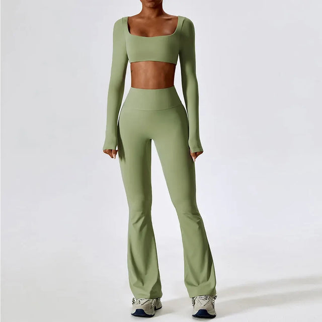 Seamless Women Athletic Workout Set